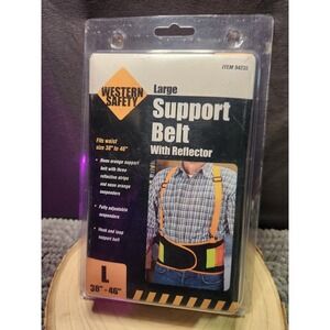 ONE NEW WESTERN SAFETY LARGE SUPPORT BELT 94235~NEW IN‎ PACKAGE